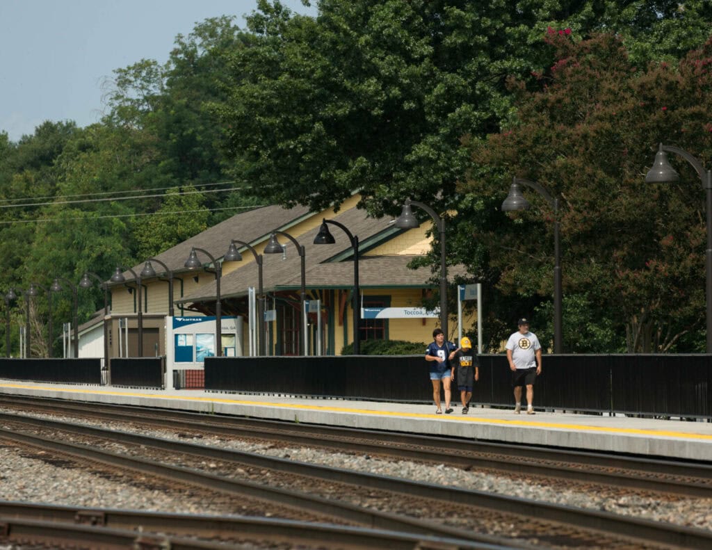 Toccoa Train Depot and Platform