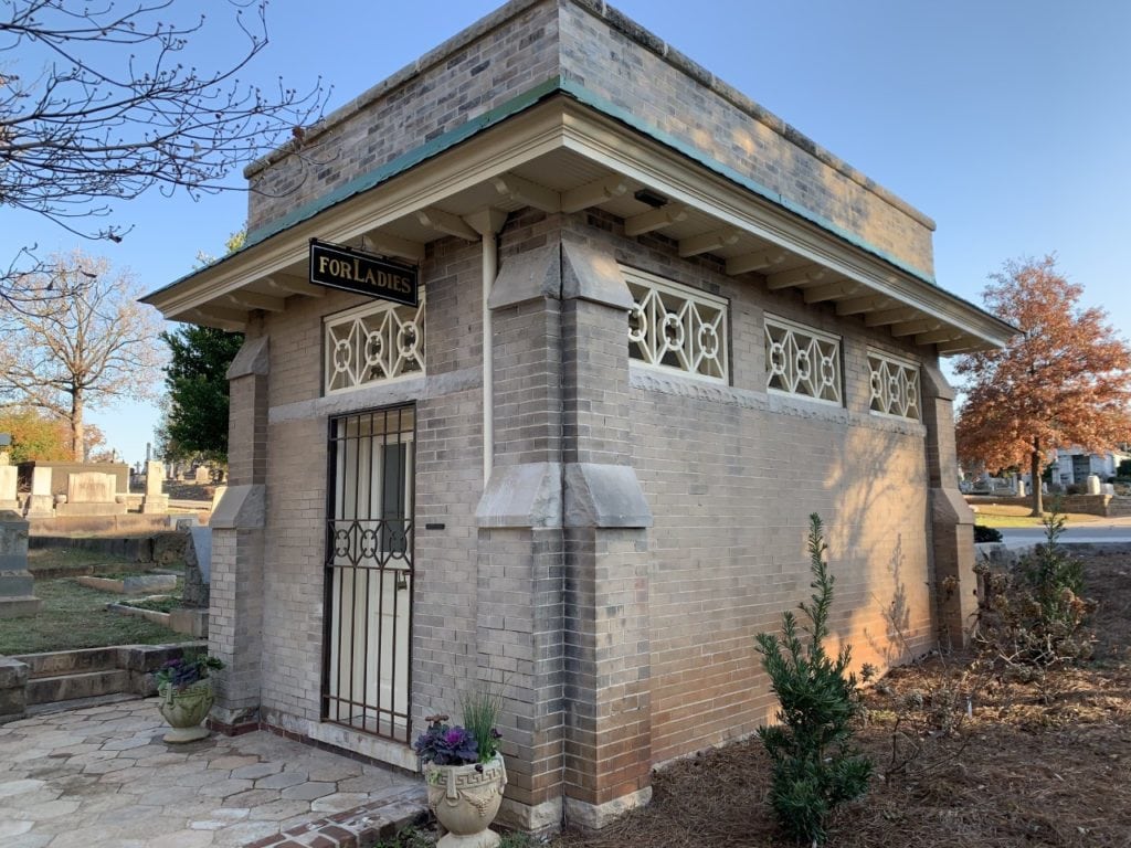 Women’s Comfort Station at Oakland Cemetery