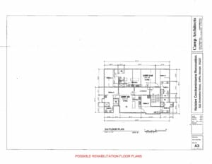 *Possible rehabilitation plans that do not reflect the current interior layout