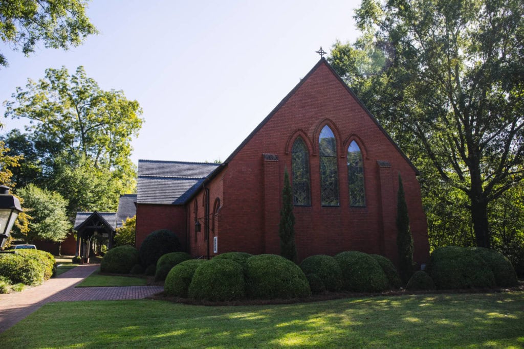 Calvary Episcopal Church and Lee Street Bridge