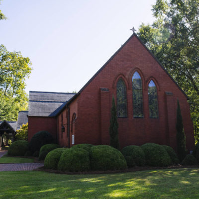Calvary Episcopal Church and Lee Street Bridge